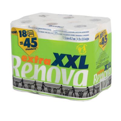 18 rouleaux papier toilette Renova Compact Extra XXL 2 épaisseurs_0