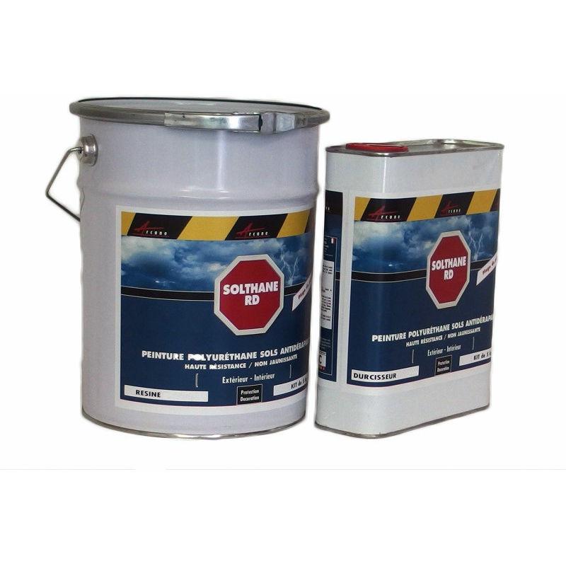 Peinture Antiderapante Sol Exterieur Escalier Bateau Carrelage Beton Bois Metal Solthane Rd Arcane Industries Gris 4 Ral 7047 Kit De 5 Kg Comparer Les Prix De Peinture Antiderapante