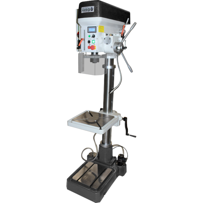 Perceuse à colonne ARROW - P32A - CM3, 32mm acier, 8 vitesses, moteur 1,5 kW_0