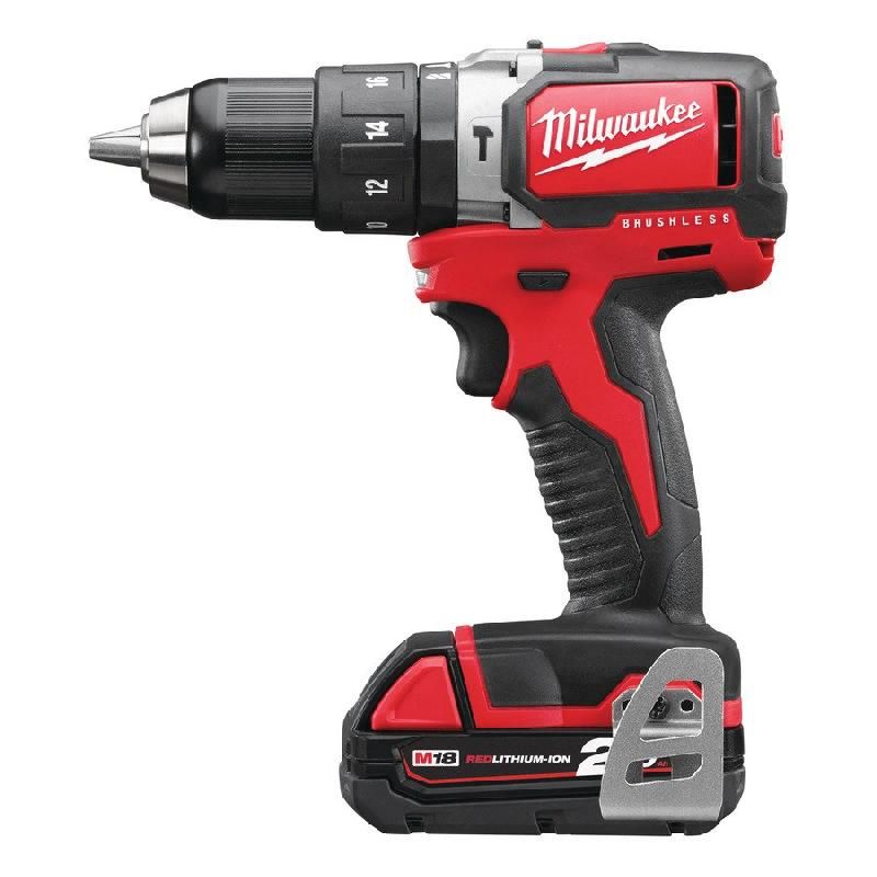 PERCEUSE À PERCUSSION BRUSHLESS 18V 2.0AH MILWAUKEE M18 BLPD-202C - 4933448447