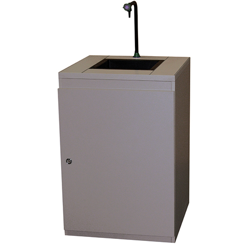 Plot technique standard profondeur 750 mm - Réf MOB 27300 - BIOLAB avec cuve Vulcathène et options modulables_0
