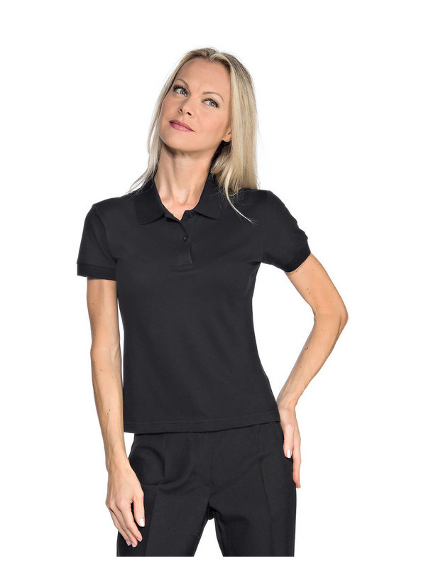 POLO femme donna STRETCH noir ISACCO (125101-s) taille s_0