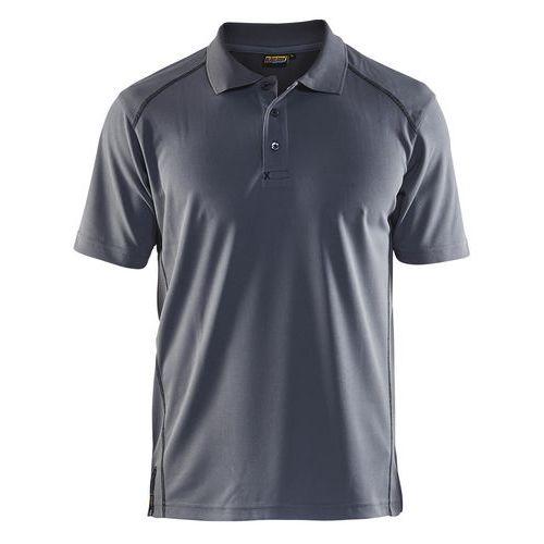 POLO PIQUÉ ANTI-UV ANTI-ODEUR GRIS TAILLE 4XL - BLAKLADER