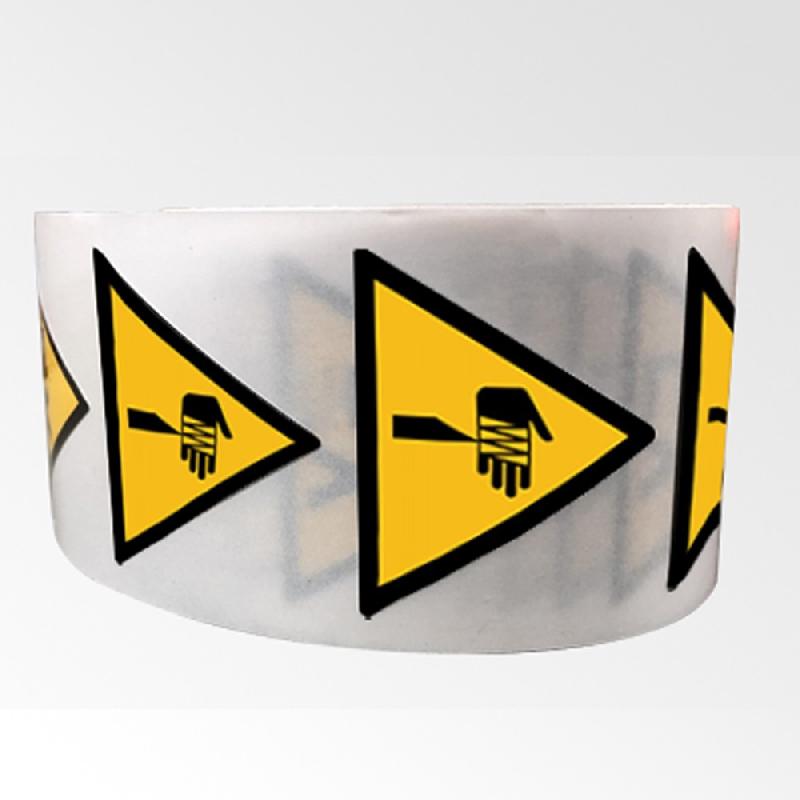 ROULEAU DE PICTOGRAMMES DE DANGER ISO EN 7010 - ELÉMENT POINTU - W022  - 100