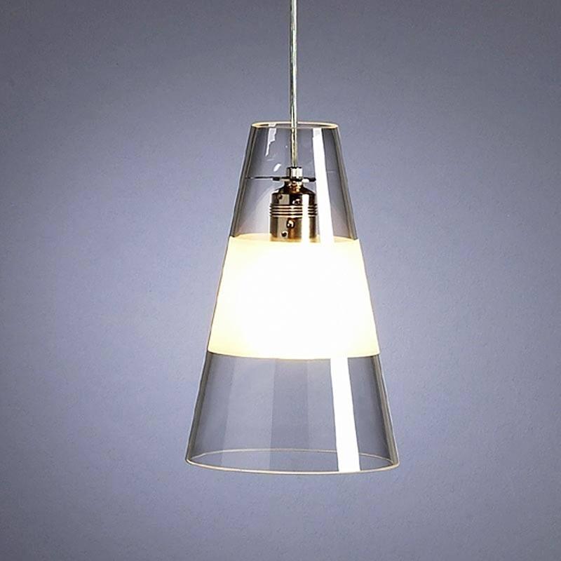 TECNOLUMEN SUSPENSION SCHNEPEL TRANSPARENTE ANNEAU MAT