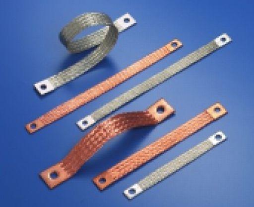 Tresses de masse - embouts en feuillards cuivre - fil élémentaire en Cu ETP UNI 5649-71 - norme DIN 72333_0