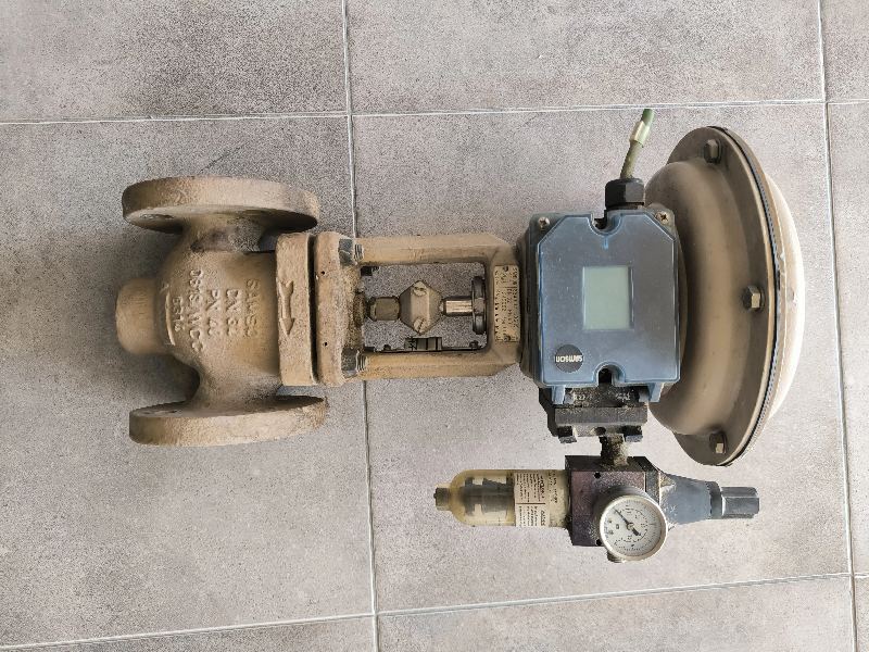 Vanne proportionnelle samson dn32 pn40 atex avec actionneur pneumatique 324102_0