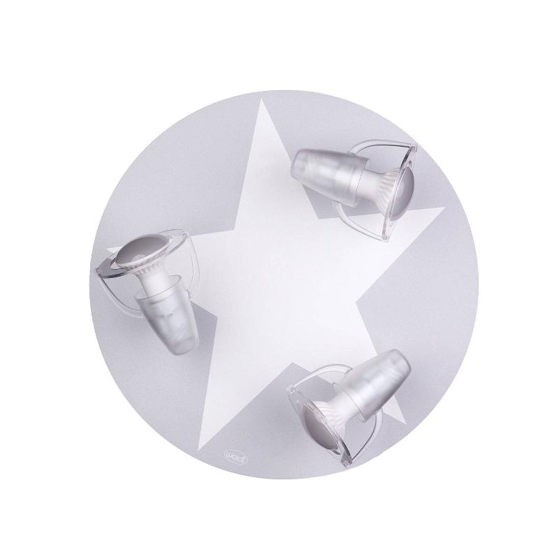 WALDI-LEUCHTEN GMBH PLAFONNIER ÉTOILE EN GRIS
