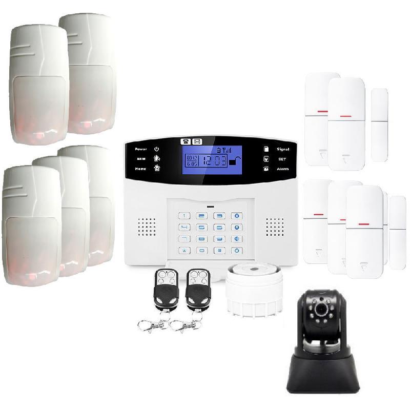Alarme GSM compatible animal - Kit Lifebox Evolution IP2 avec caméra IP motorisée et détecteurs_0