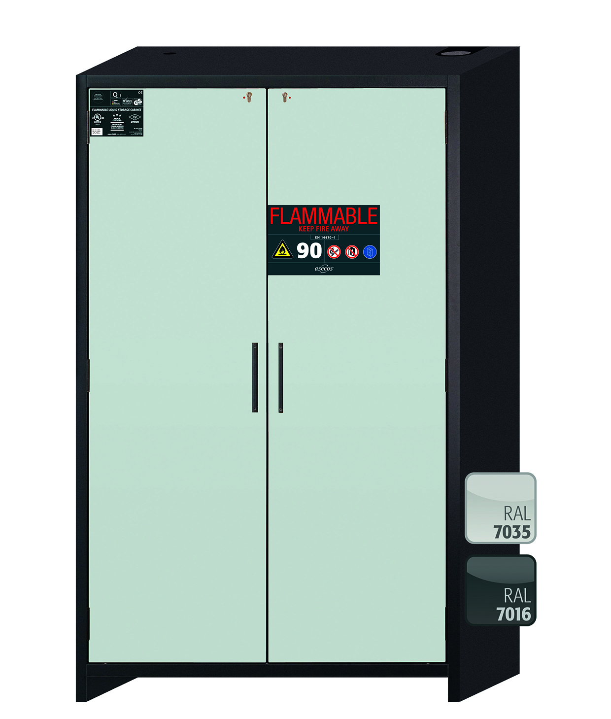 Armoire de sécurité Q-CLASSIC-90 modèle Q90.195.120.FU.WDAS - Réf 37584-041-37594_0