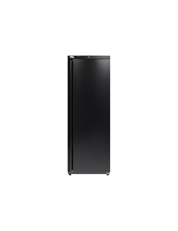 Armoire réfrigérée noire positive - 400 litres - 1 porte pleine - Classe énergétique B - Fabriquée en Italie - AE401PB_0