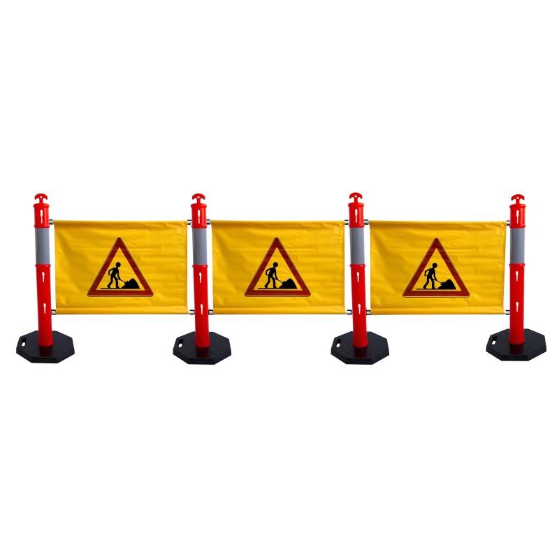 Balise haute visibilité avec bâche - 4_0