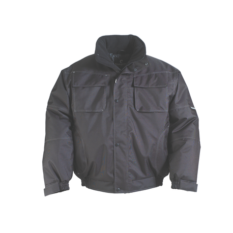 Blouson noir BOUND BLACK - polyester oxford enduit PU - imperméable coutures étanches  - Coverguard | 8BB0B_0