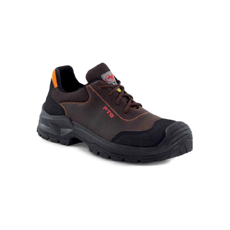 Chaussure de sécurité basse  en cuir gras pleine fleur METEOR S3 SRC ESD - PPCB22-36 - FTG_0