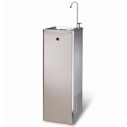 COSMETAL Fontaine Refrigeree Reseau Detente Directe Avec Banc De Glace - Debit 30L/H - 1 Sortie - Inox RIVER-IB-30-I - Acier inoxydable 18/10 RIVER-IB_0