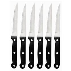 Couteau De Cuisine - Lame Crantée - Lot De 6 - Lacor - 8414271390609_0