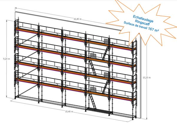 Echafaudage multidirectionnel ringscaff 167m² mds eligible subventions - scafom-rux france_0