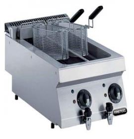 Friteuse top électrique 2x5 litres, 400 mm, gamme 700 firsteel - 373074_0