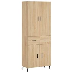 Helloshop26 - Buffet bahut commode armoire meuble de rangement organisateur cuisine salle de séjour salon haut sonoma 69,5 x 34 x 02_0034118 - 300021_0