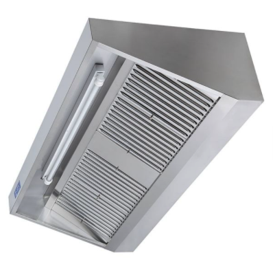 HOTTE MURALE DYNAMIQUE AVEC MOTEUR, VARIATEUR, FILTRES ET ÉCLAIRAGE DE DIFFÉRENTES TAILLES_0