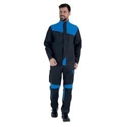 Lafont - Blouson de travail GRENAT Gris Foncé / Bleu Azur Taille 3XL - XXXL gris 3609705715218_0