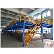 Mezzanine industrielle robuste - Guangzhou Maobang Storage Equipment - entrepôt de stockage avec étagères optimisées_0