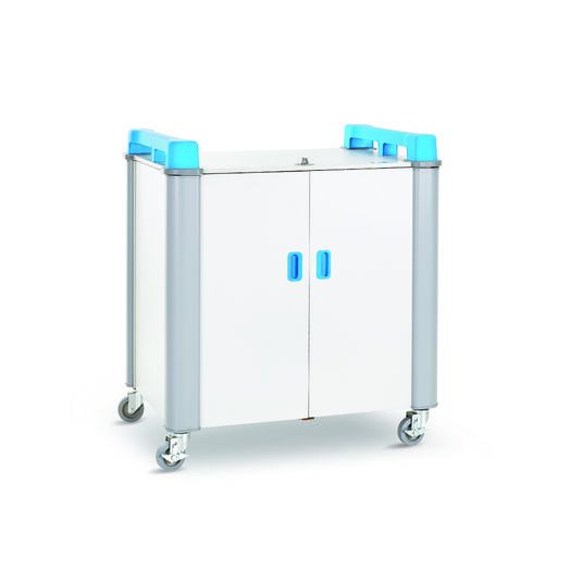 Monlap20v - Chariot multimédia Euromedia - Pré-câblé pour Wifi avec capacité de plus de 20 appareils_0