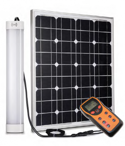 Projecteur solaire azs-cp1500 - Réglette LED 12W - 1500 lm - IP67 - 6000K_0