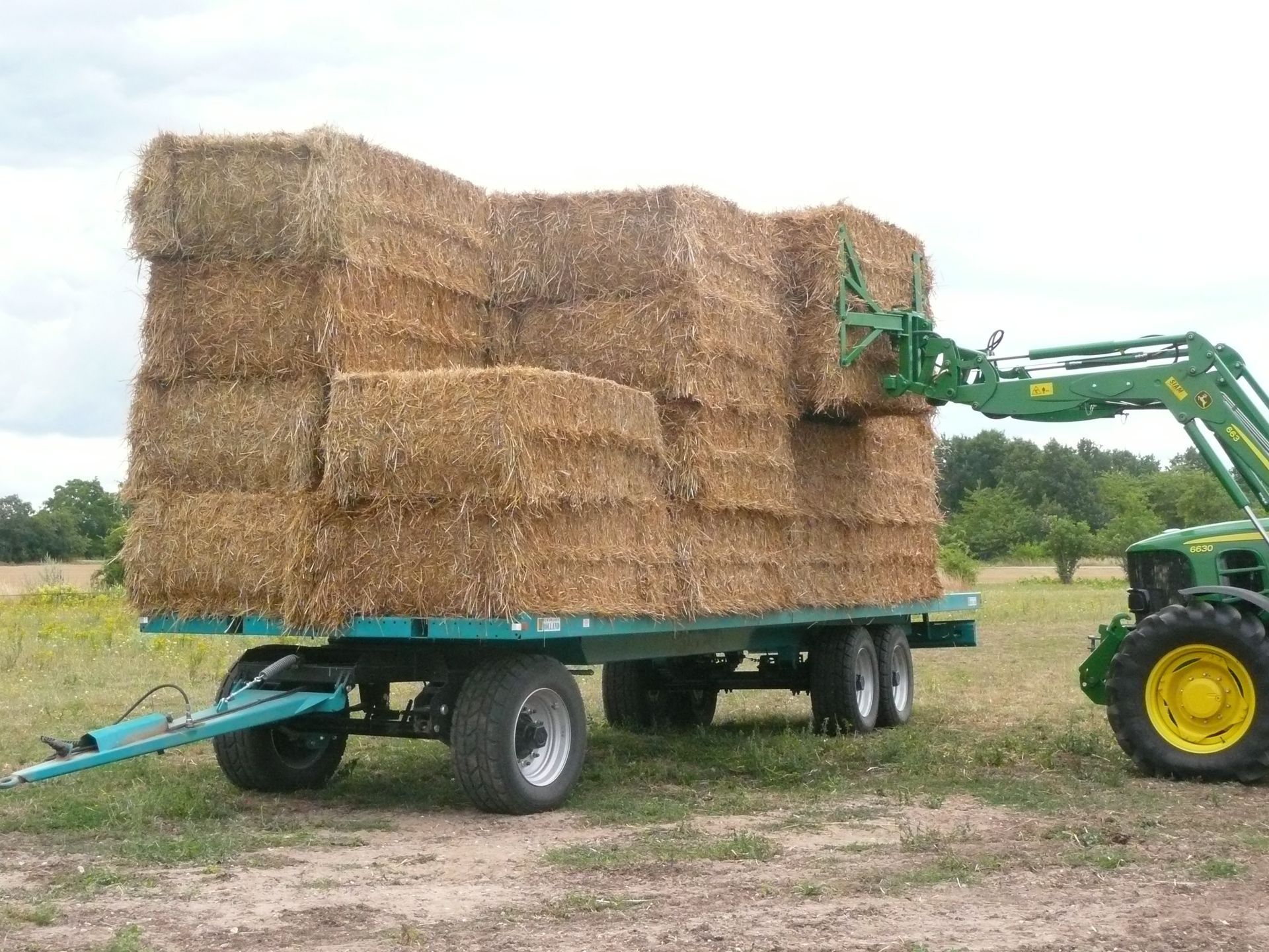 Remorque plateau agricole LCH 12006 - Golpais - 12m - PTAC 26000 kg - Charge utile 20800 kg_0