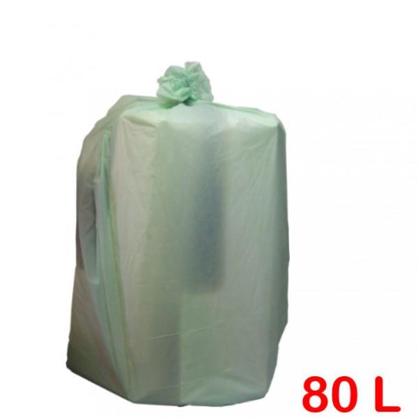 Sac poubelle biodégradable 80L Vert_0