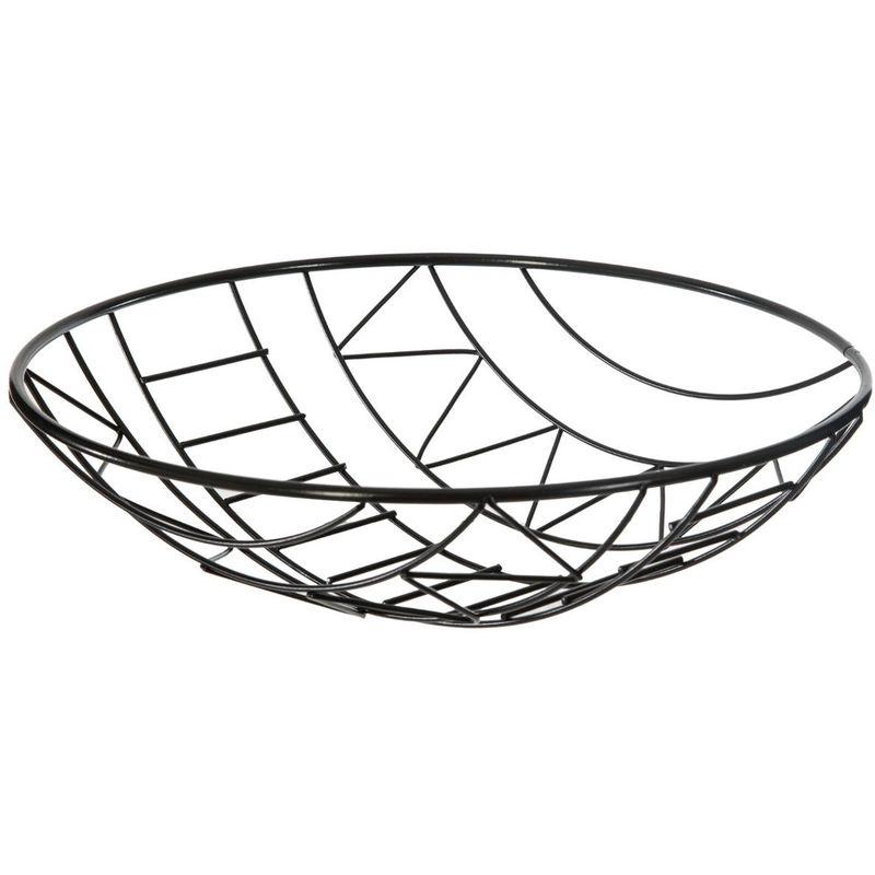 Corbeille torsad/é argent/ée 30 cm Secret de gourmet