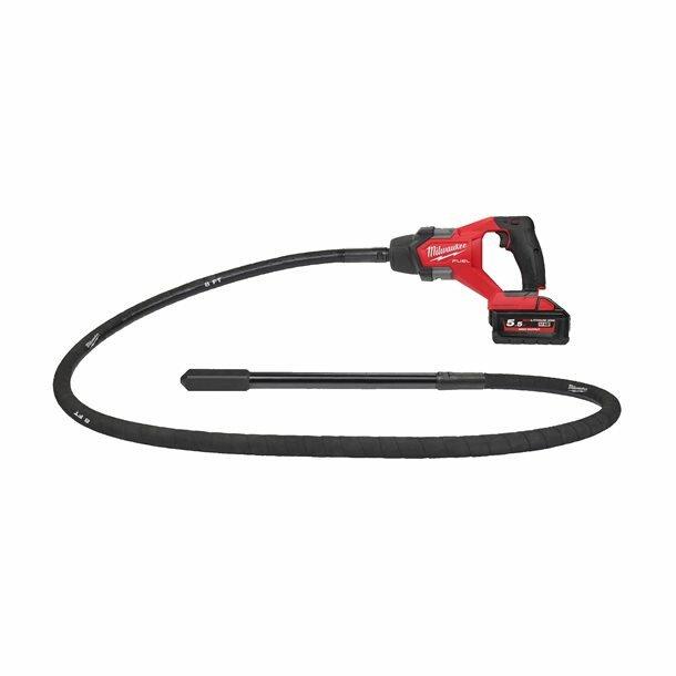 Aiguille vibrante M18 FUEL™ M18 FCVN24-551 - tête carrée 25 mm² - 12 500 vibrations/min - batterie M18™ High Output™ 5,5 Ah_0