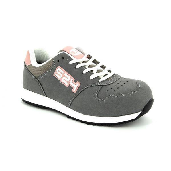 Basket de sécurité femme Wallaby gris S24 - légères, respirantes, normes S1P, HRO, SRC, amagnétiques et métal free_0