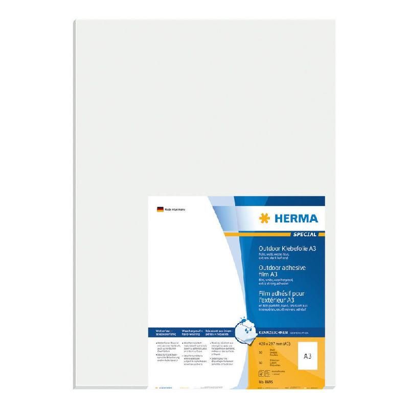 HERMA ÉTIQUETTES SPÉCIAL EXTÉRIEUR - HERMA -  420 X 297 MM - BOITE DE 50