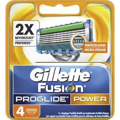 LAMES DE RASOIR GILLETTE FUSION PROGLIDE POWER NOIR