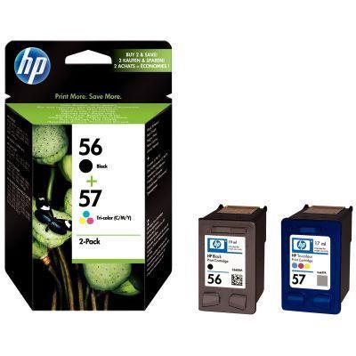 Lot de 2 cartouches jet d\'encre à la marque HP SA342AE noir et couleurs_0