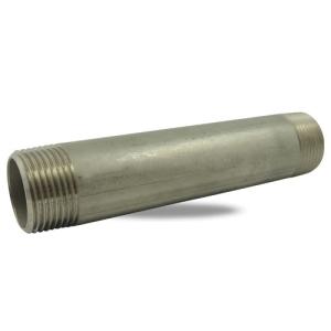 Mamelon double AISI 316 Fig 530 - Norme ISO 4144, filets NF EN 10226-1 ISO7-1 - Réf : inox530_0