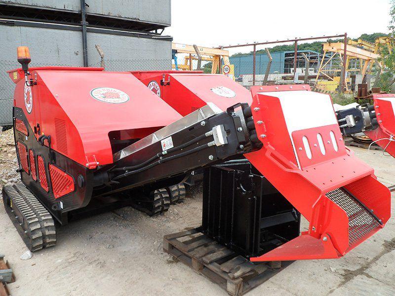Mini concasseurs Red Rhino 5000 Series - Entraînement thermique - Ouverture 500 x 250 mm - Chenillard_0