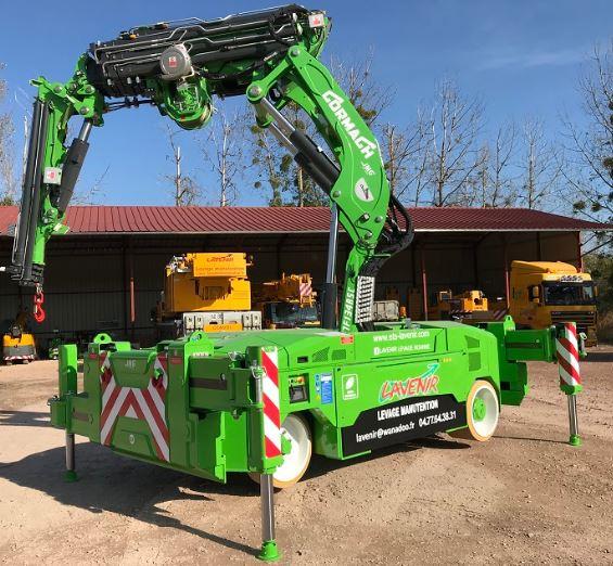 Mini-grue mobile électrique JMG 50 000RE - 50 tonnes - 17m de flèche + fléchette hydraulique de 9m_0