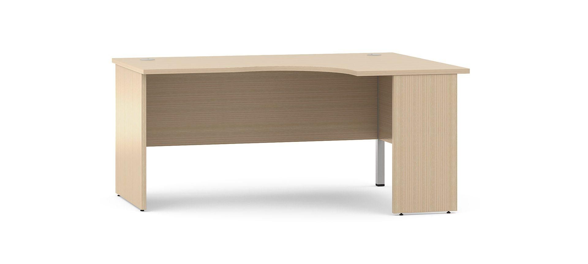Optima Plus - Bureau d'angle Narbutas Furniture Company UAB - Hauteur 720 mm - Plateau et pieds en mélamine_0