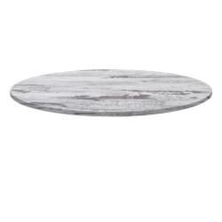 Restootab - Plateau Ø70 decor chene islande - blanc Bois manufacturé PL-R70M-CH.ISL_0