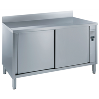 Table armoire chaude adossée - 1200 mm - 133023_0