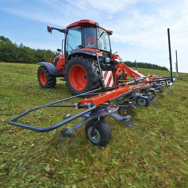 Faneuses TE4046-TE4052-TE6060-TE8080 - Kubota Europe - largeur de travail de 4.6 à 8.05 m_0