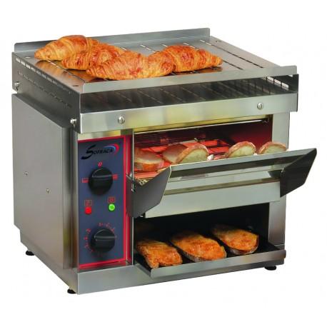 Toaster professionnel à convoyeur à quartz 300 à 540 toasts/heure - TR1Q_0