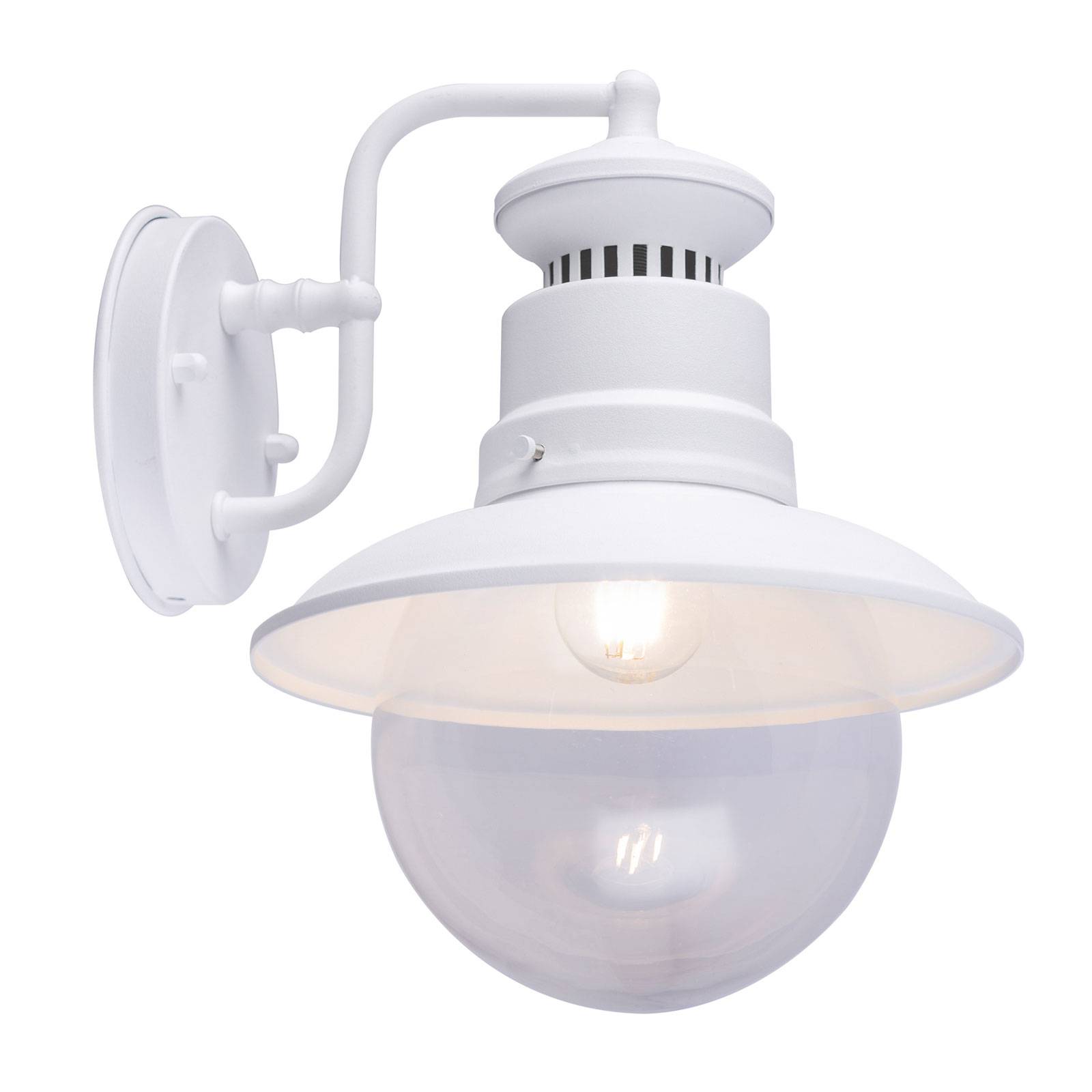 GLOBO APPLIQUE D\'EXTÉRIEUR SELLA EN ACIER BLANC MAT