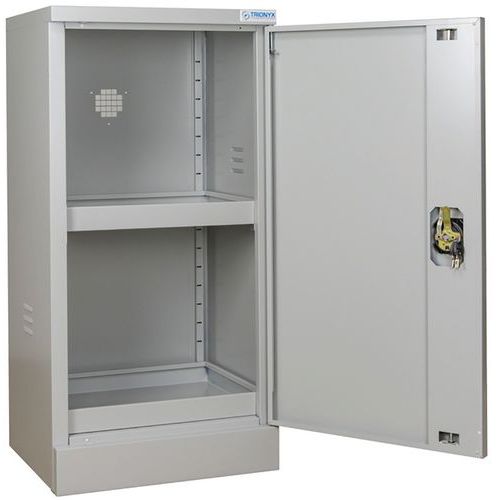 ARMOIRE STOCKAGE COMPTOIR 1PORTE 1BAC DE RÉTENTION GRIS