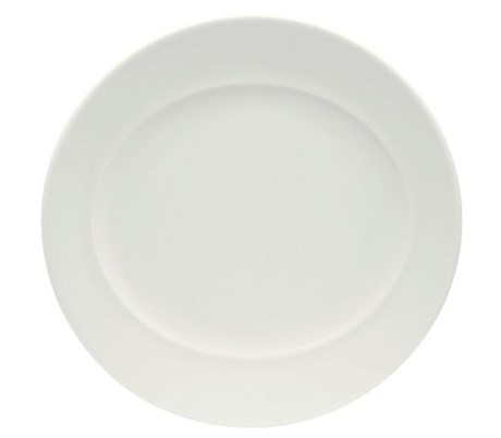 ASSIETTE PLATE GOURMET BLANC 22.7 CM