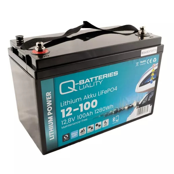 Batterie Lithium Quality Batteries 12-100 12,8V 100Ah avec Bluetooth_0