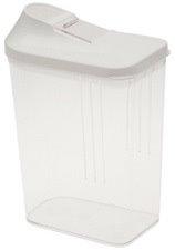 BOÎTE VERSEUSE 'PAOLA', 0,5 L, BLANC / TRANSPARENT - LOT DE 5