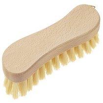 BROSSE, EN FORME DE S, BOIS NATUREL - LOT DE 10